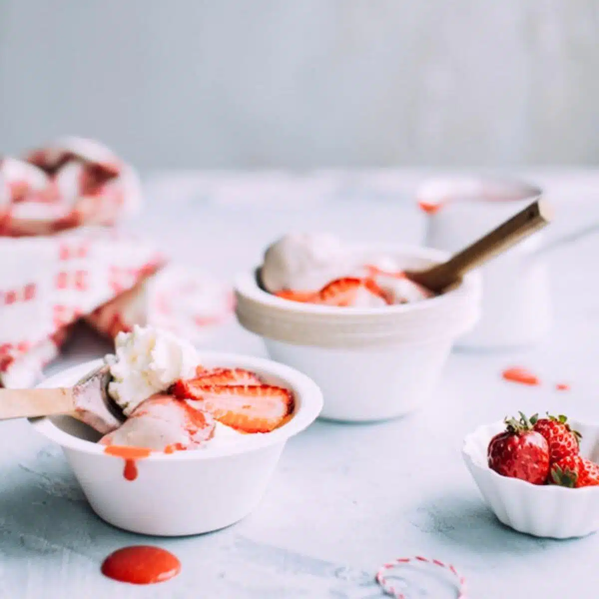 How to Make Easy Vegan Strawberry Ice Cream
