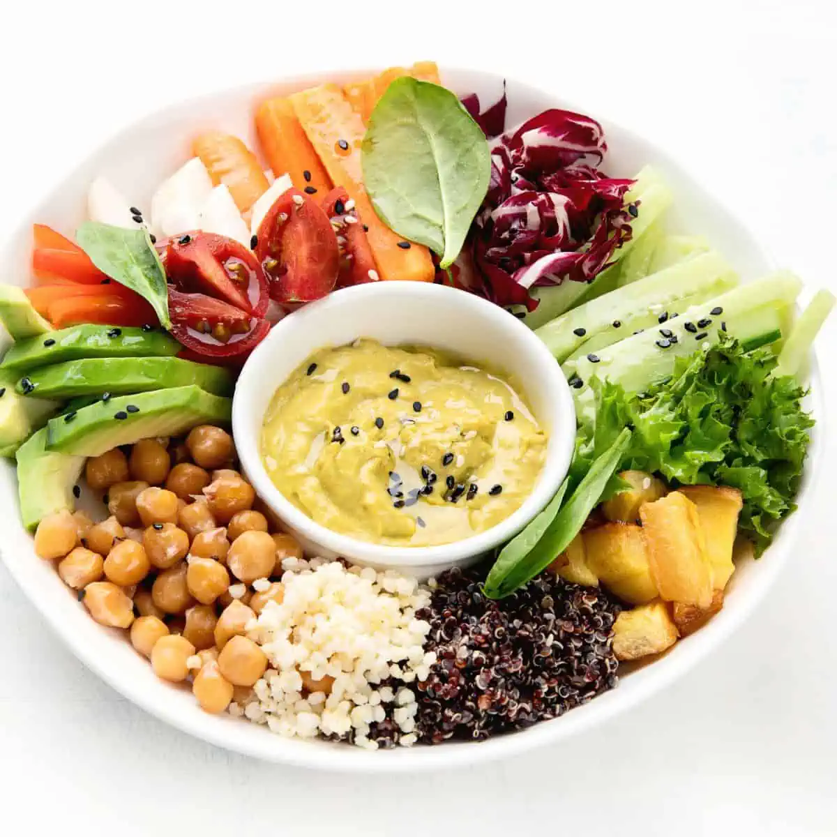 easy vegetarian Buddha bowl