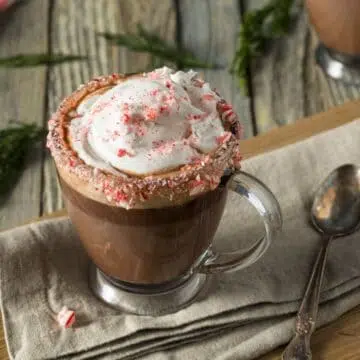 how to make a healthy low sugar peppermint hot chocolate recipe
