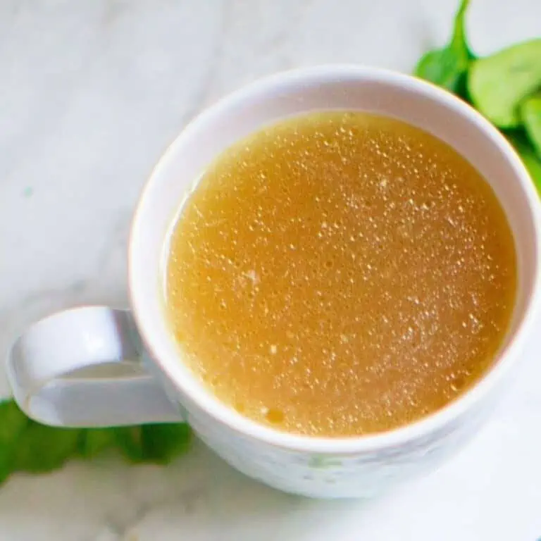 Ginger turmeric bone broth recipe for healthy gut.