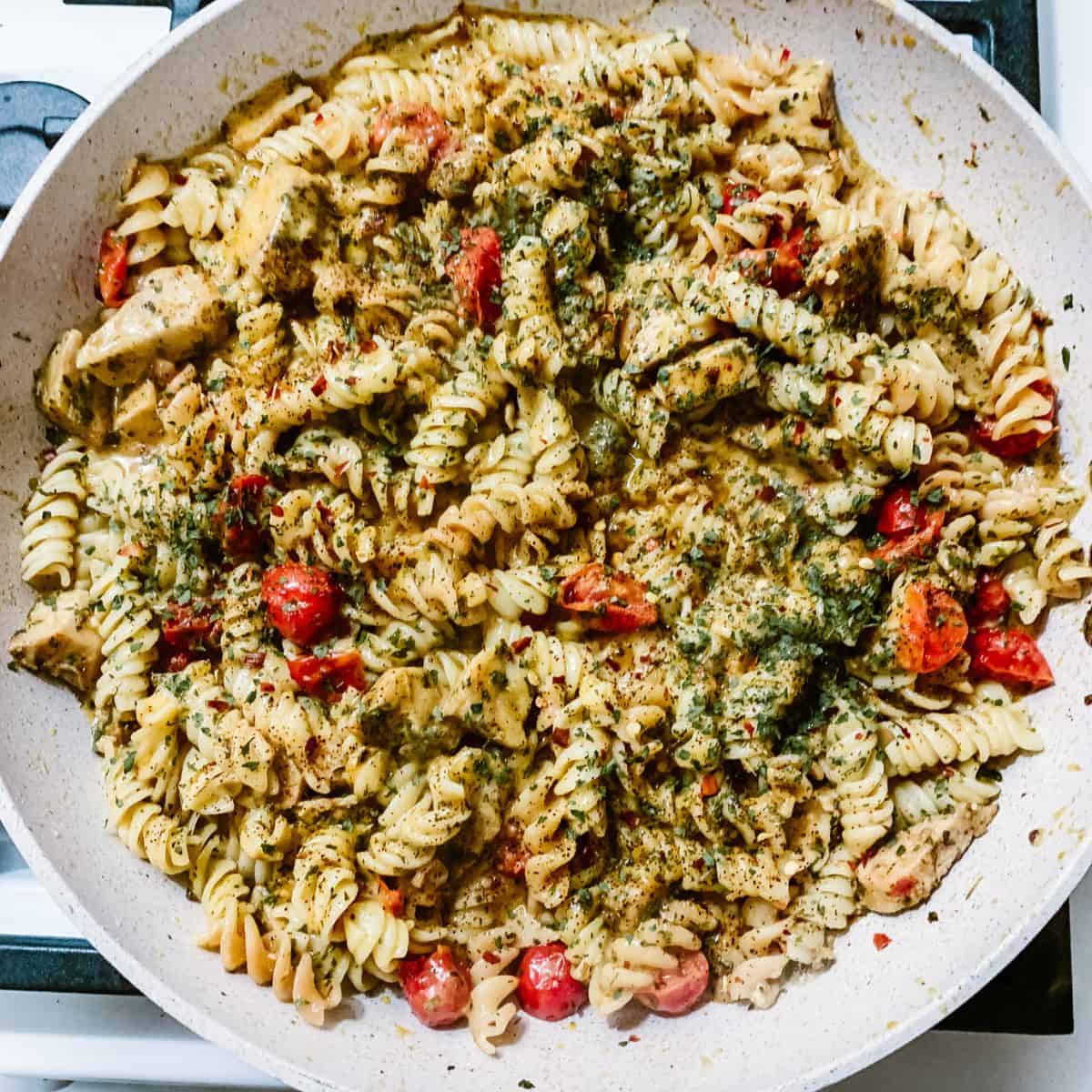 Healthy cajun chicken pasta reipe that is also gluten-free.