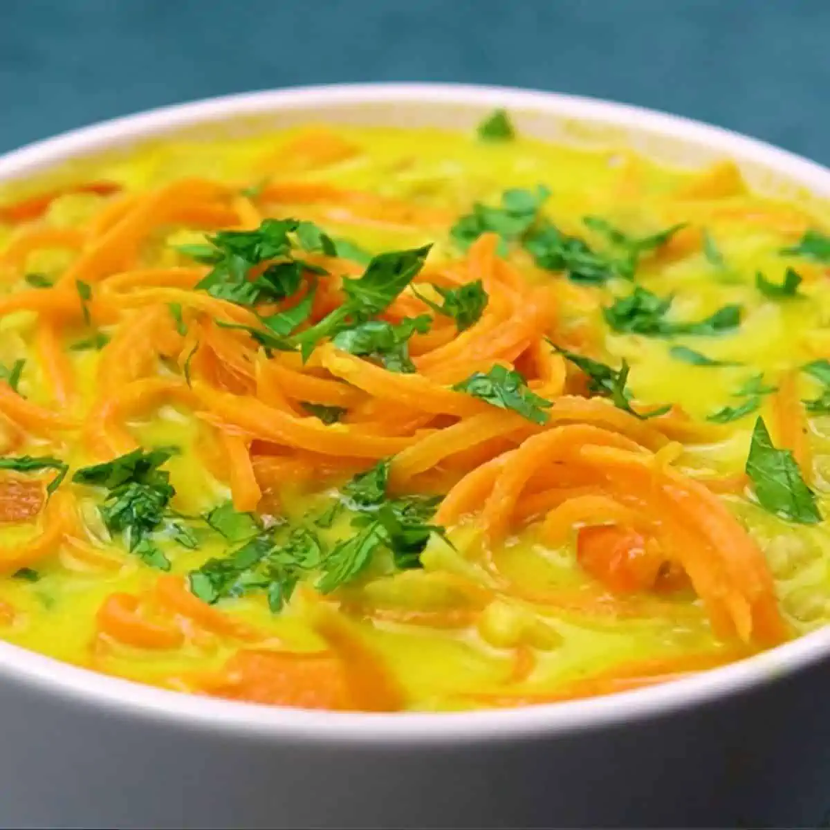 Thai sweet potato noodle curry recipe that is vegan and easy to make.