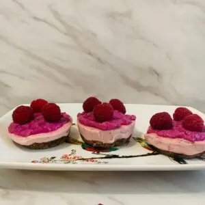 Ultimate raw raspberry cheesecake that is gluten-free and vegan too.