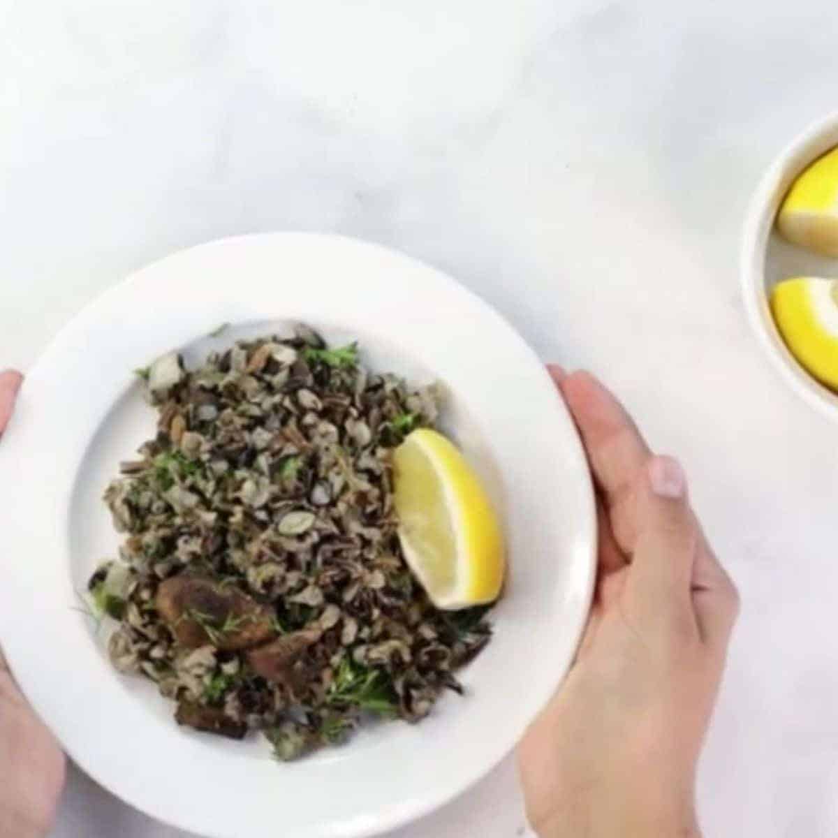 mushroom wild rice