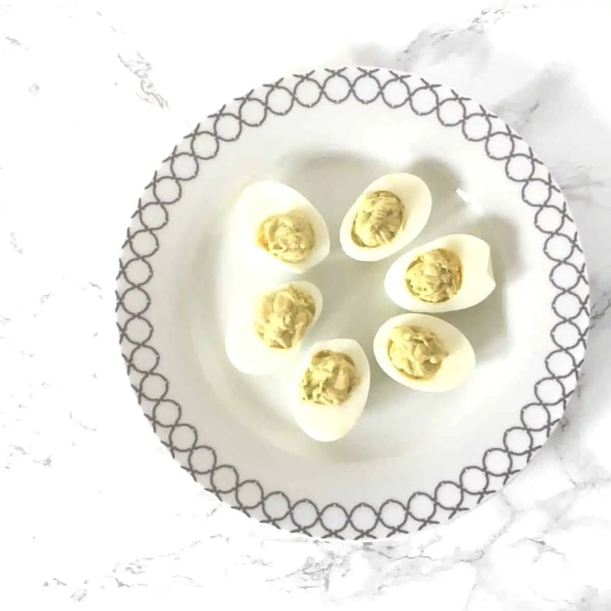 The best easy avocado deviled eggs recipe.