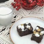 Cinnamon Mexican Hot Chocolate Brownies