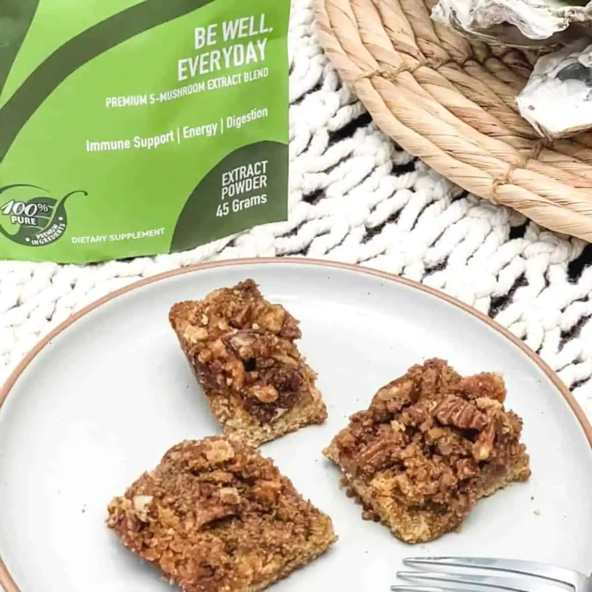 Easy, Vegan Maple Pecan Pie Bars (Gluten-Free)