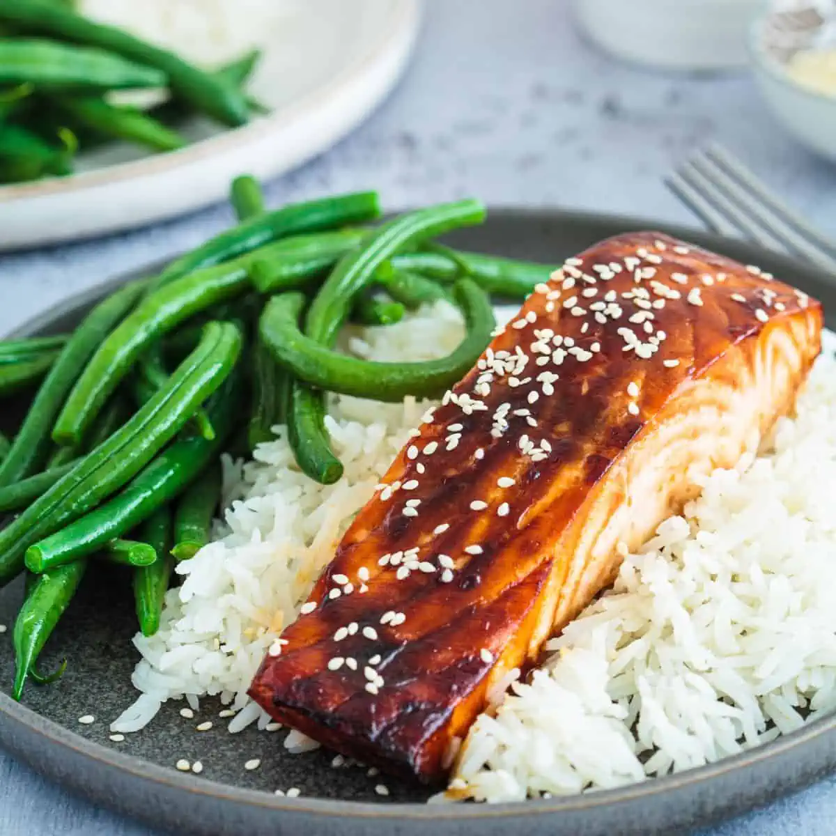 Quick and easy teriyaki glazed salmon recipe