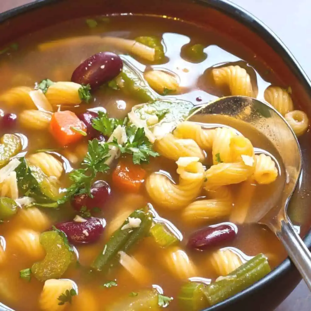 Spicy, Vegan Minestrone Soup Recipe - Gluten Free