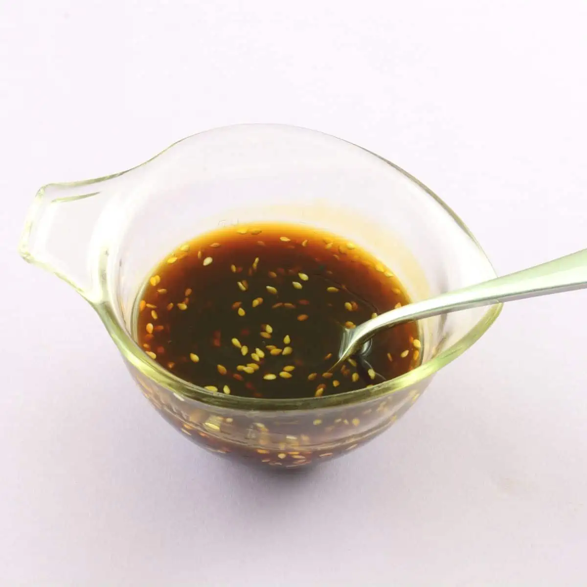 Homemade maple glazed teriyaki sauce