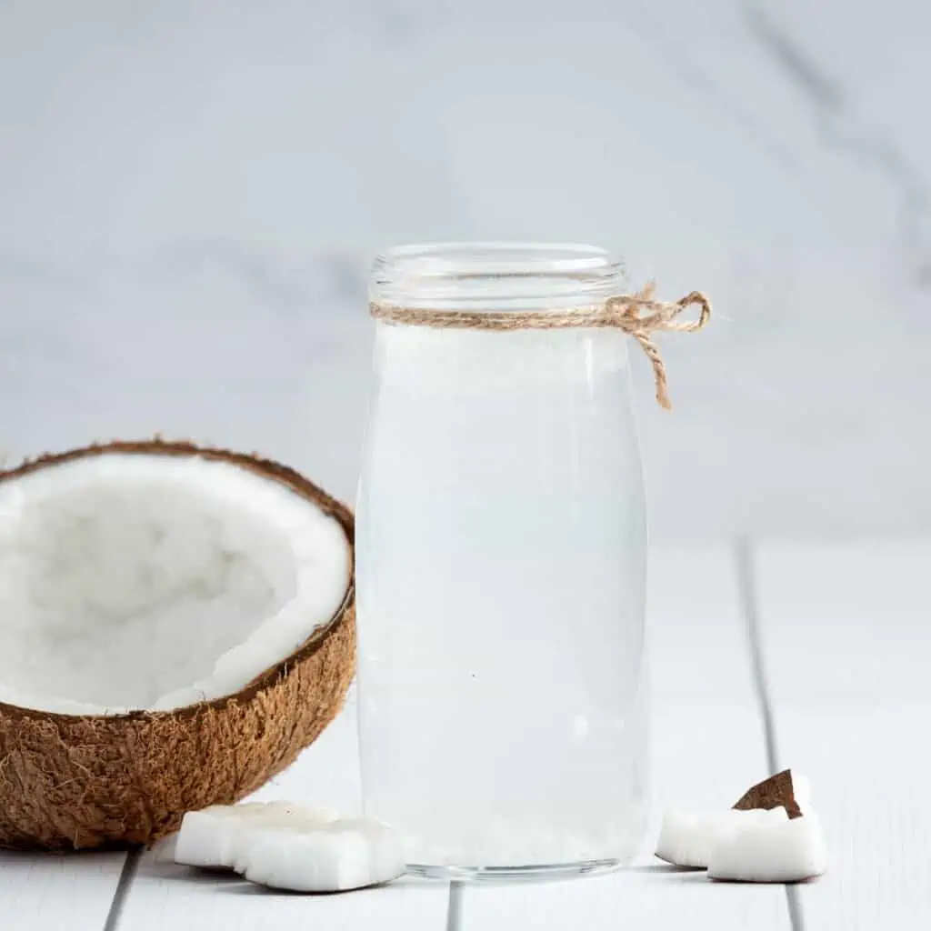 Coconut water electrolyte drink for gut health