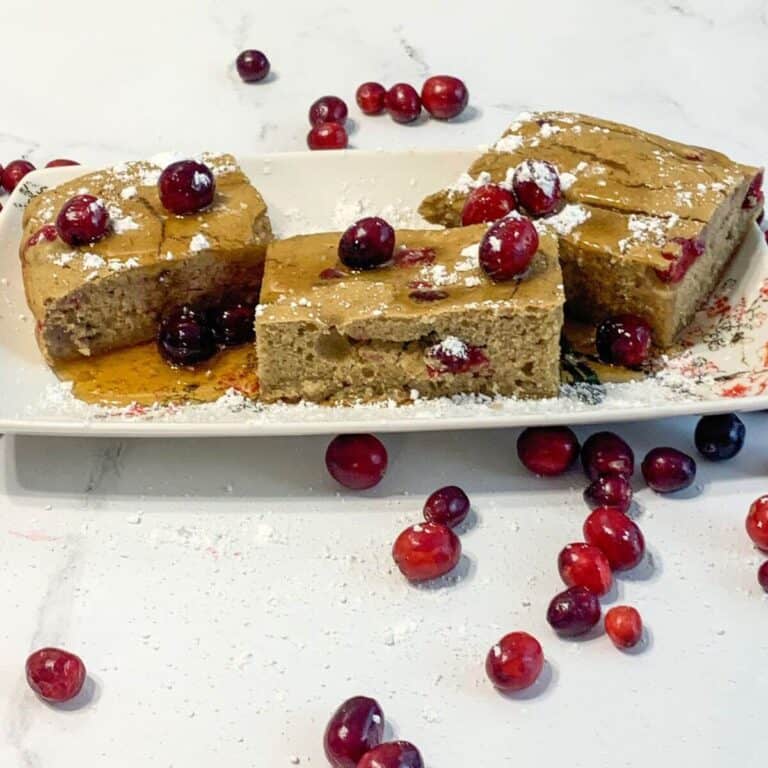 pumpkin cranberry pancakes from scratch