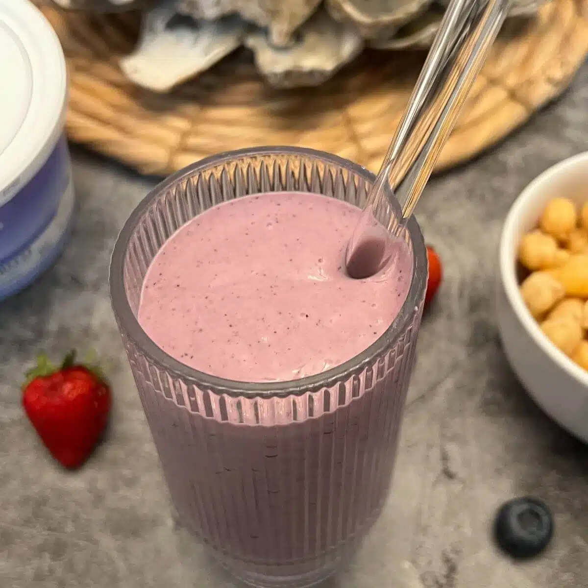 Smoothie with white beans