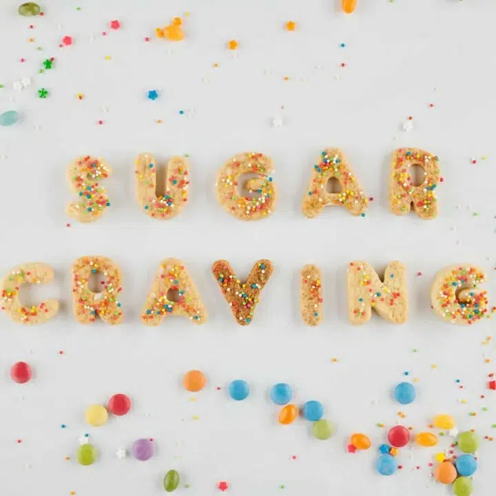 Stop eating candy and cookies to stop sugar cravings for real.
