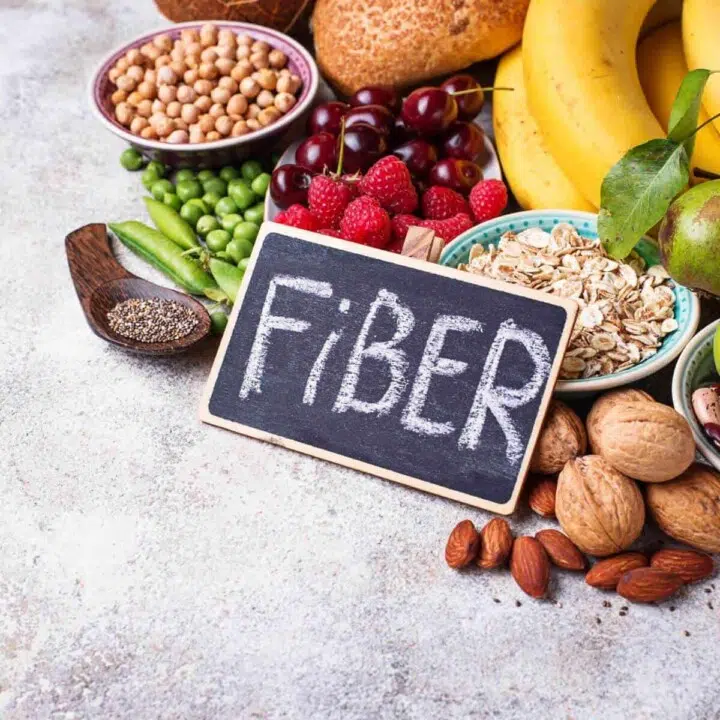 Fiber rich foods in your diet for metabolic gut health.
