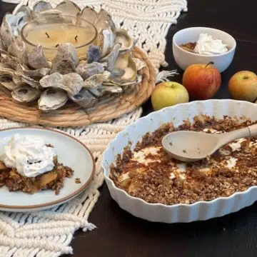 The best easy healthy apple crisp