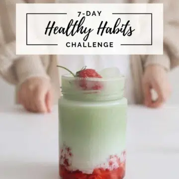 7 - Day Healthy Habits Challenge with daily health tips.