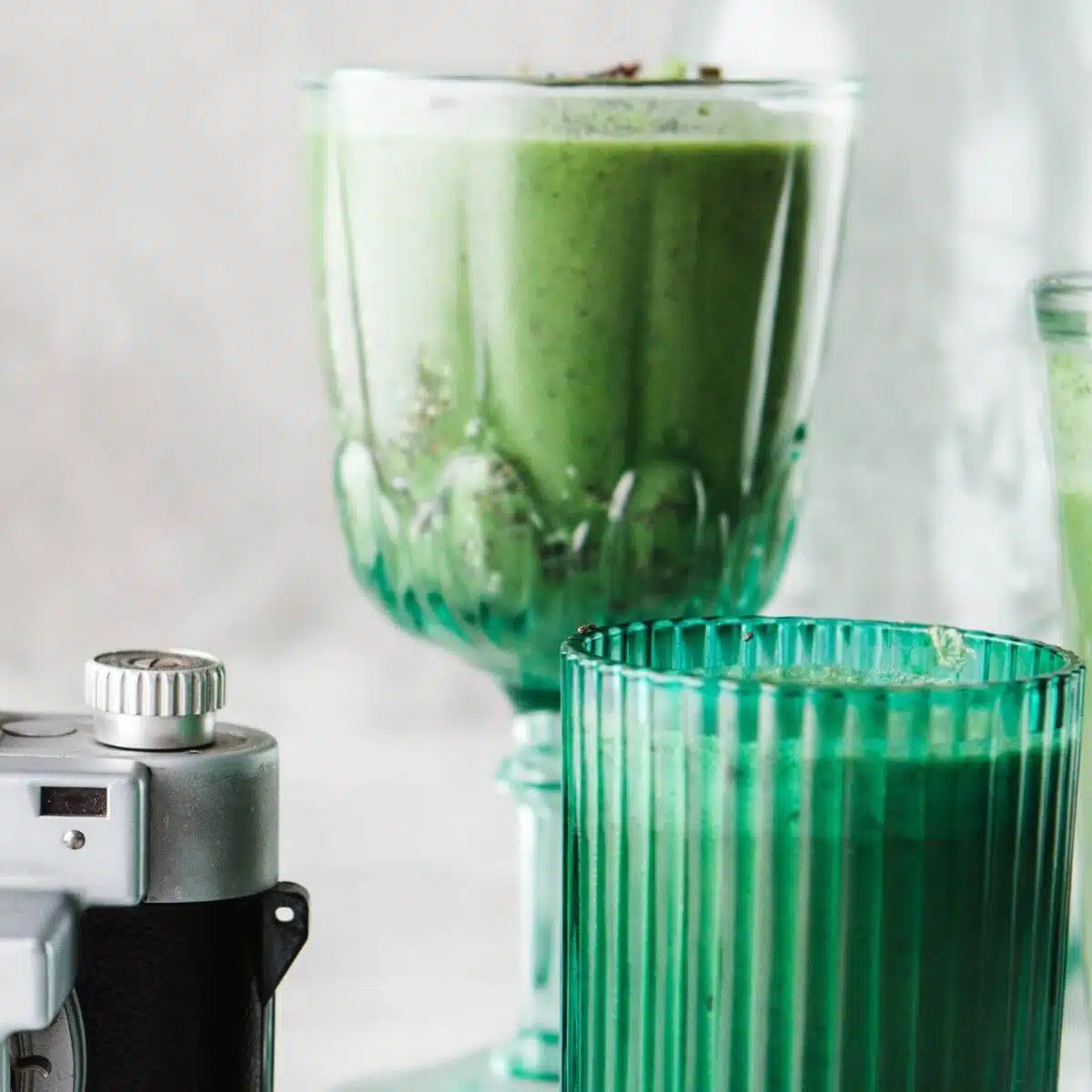 Mint chocolate chip shake