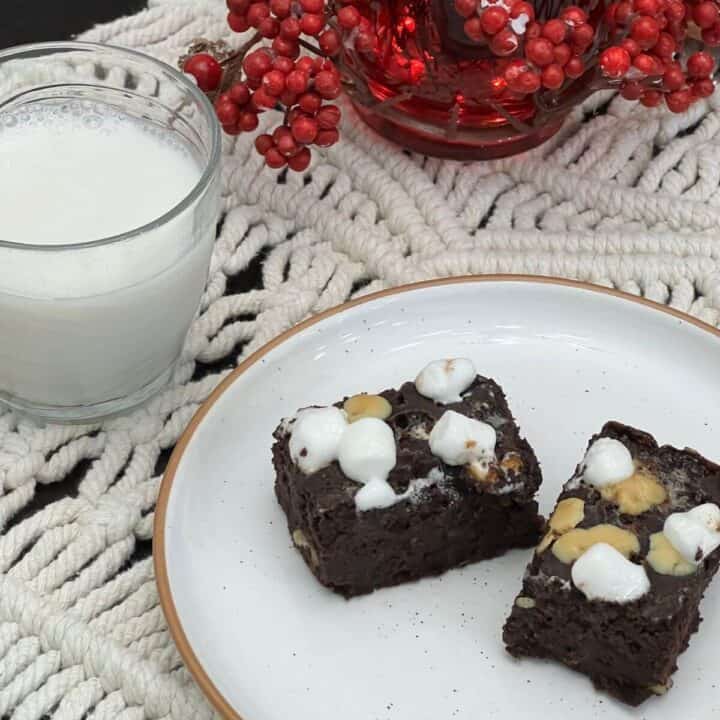 spicy mexican hot chocolate brownies