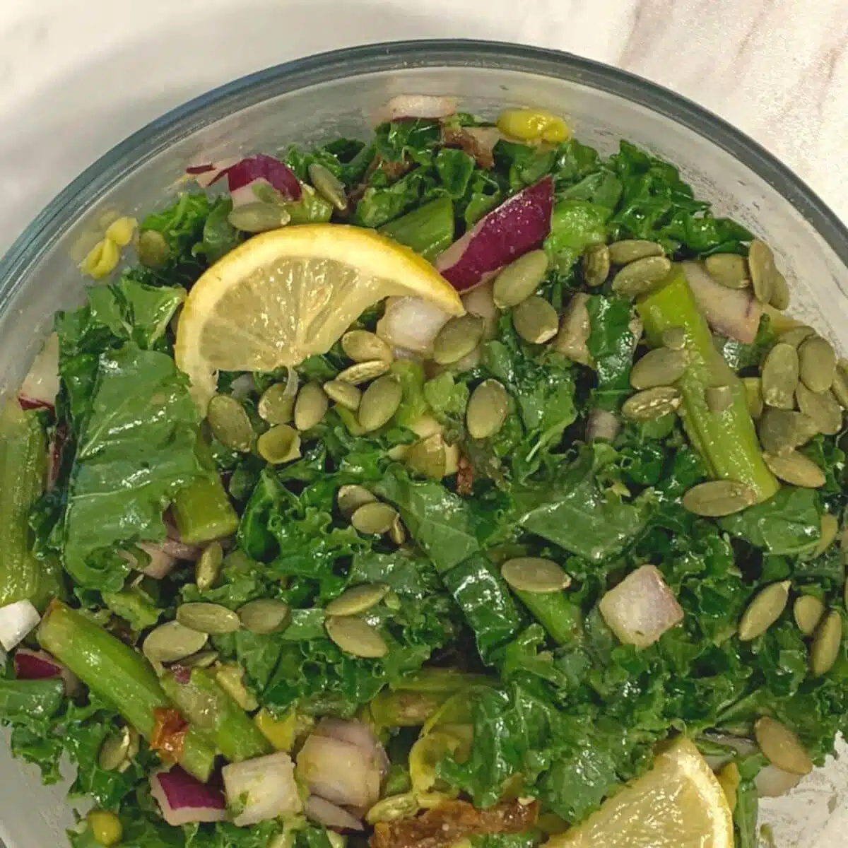 Easy kale salad