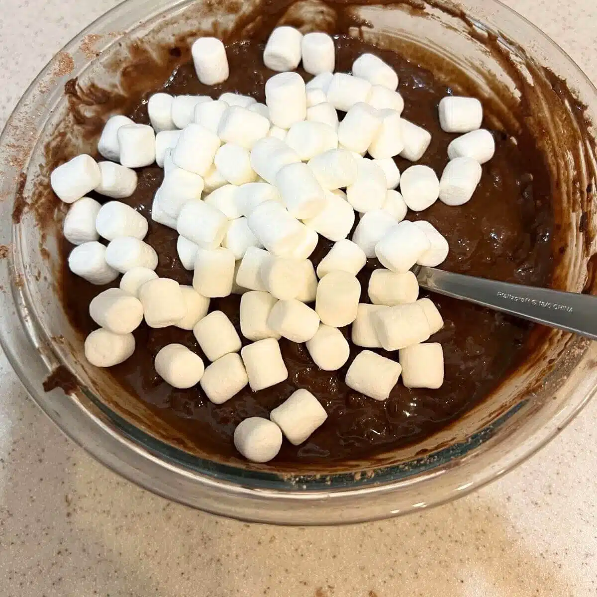 Mexican hot chocolate brownie ingredients for recipe.