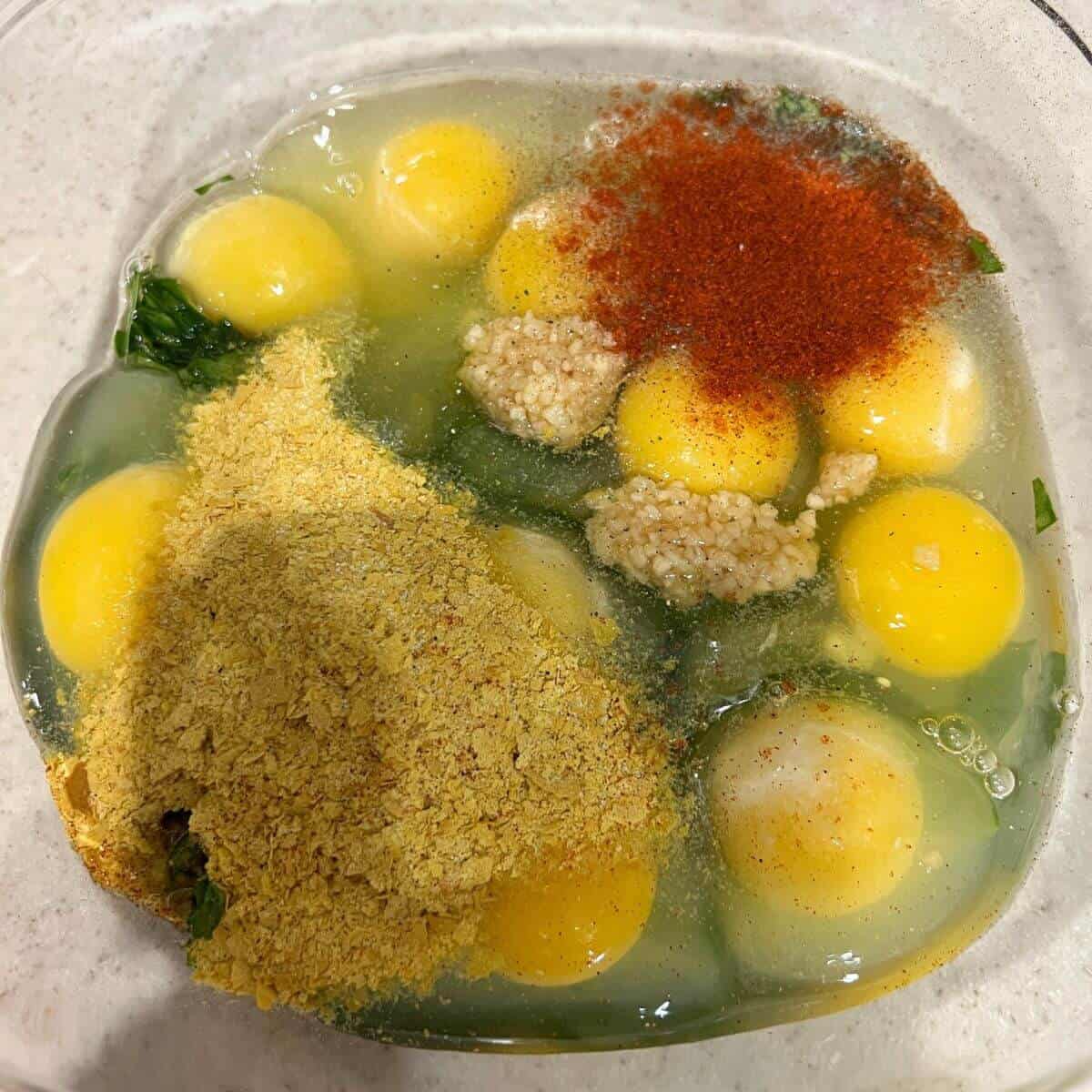 mix ingredients
