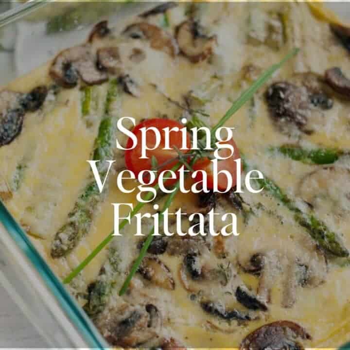 spring vegetable frittata