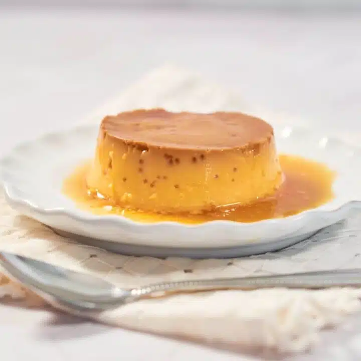 healthy high protein caramel Mexican flan