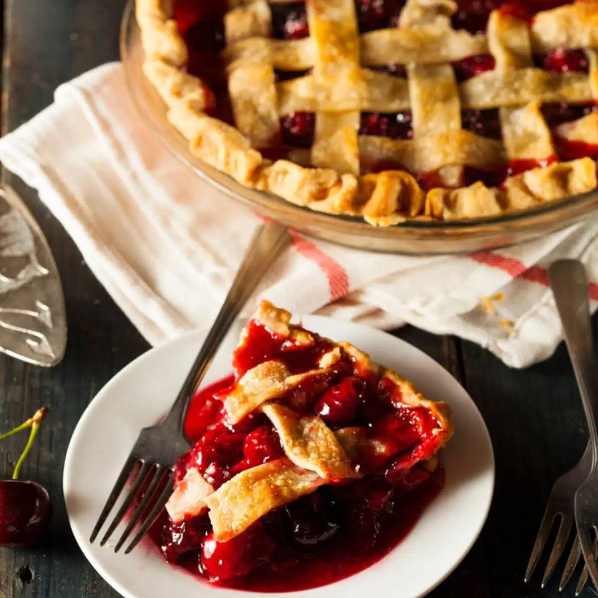 Homemade Healthy Sweet Cherry Pie Recipe 1