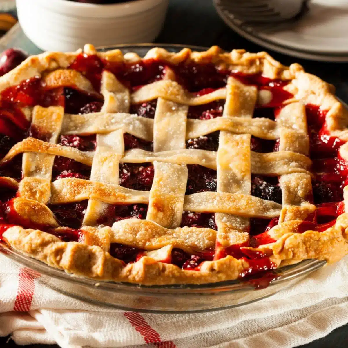 how to make a healthy cherry pie