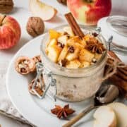 Protein Oatmeal - Apple Cinnamon Overnight Oats