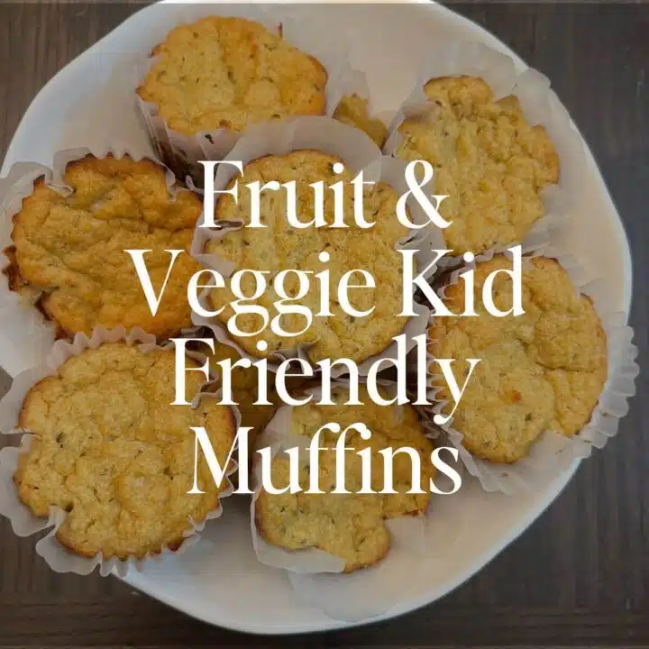 Fruit & Veggie Kid Friendly Muffins