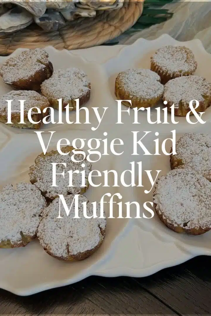 Healthy fruit & veggie kid-friendly muffins recipe, packed with antioxidant-rich fruits & vegetables. Fruit & veggies muffins are delicious.