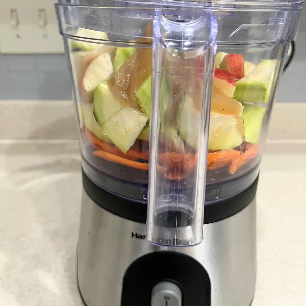 process the fruits and vegetables