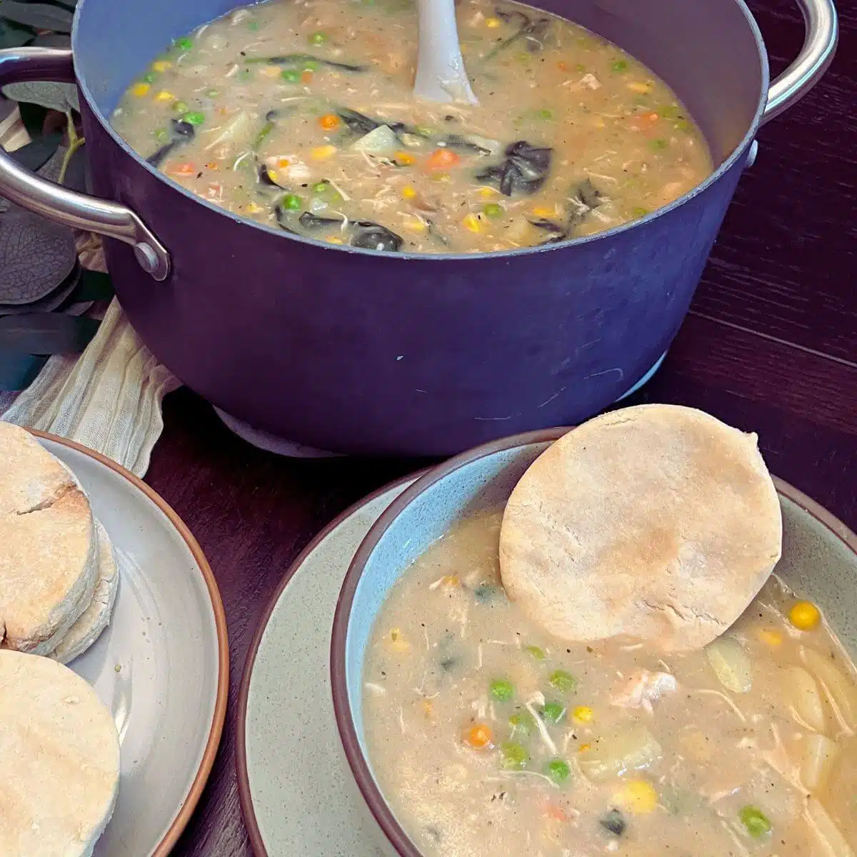 Delicious Creamy Chicken Pot Pie Soup Recipe!