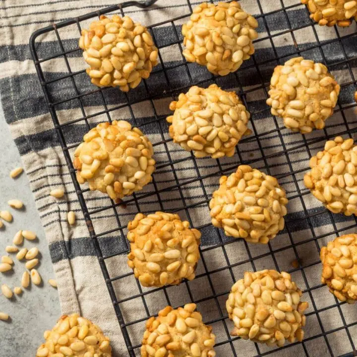 Healthy Pignoli Cookies With Collagen Powder