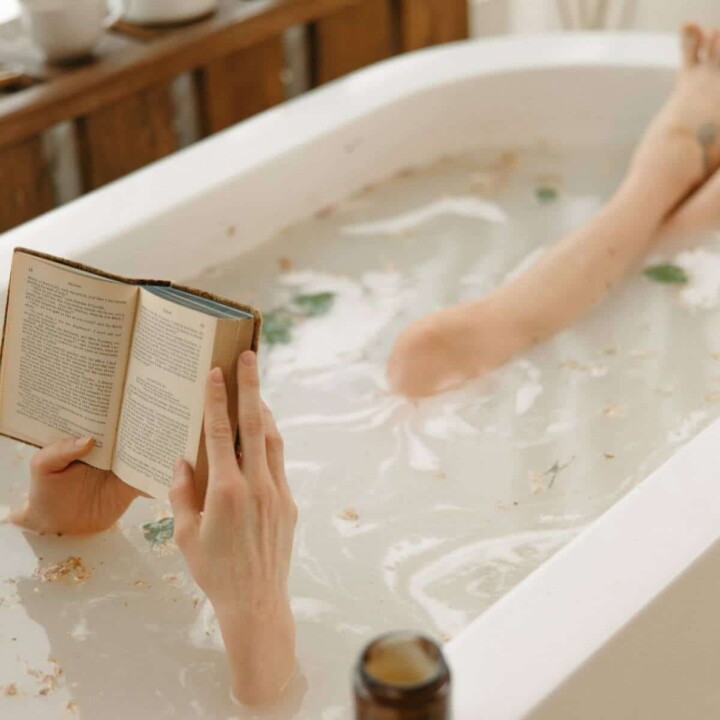 practice self care bath