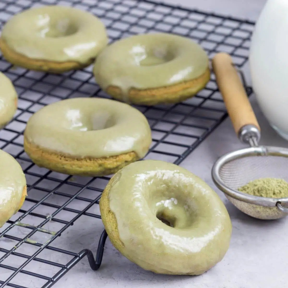 matcha donut recipe