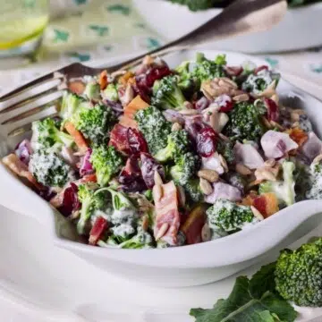 Healthy Homemade Broccoli Salad (Gut-Friendly & Protein-Packed)