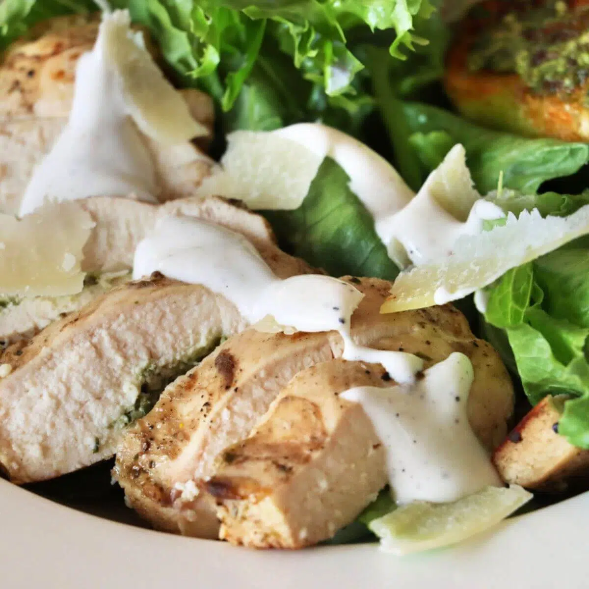 easy Caesar salad meal prep