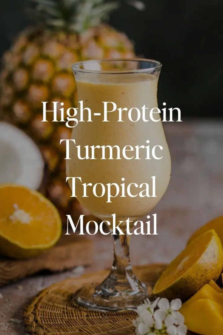 High‑Protein Turmeric Tropical Mocktail (Skin‑Loving & Gut‑Friendly)