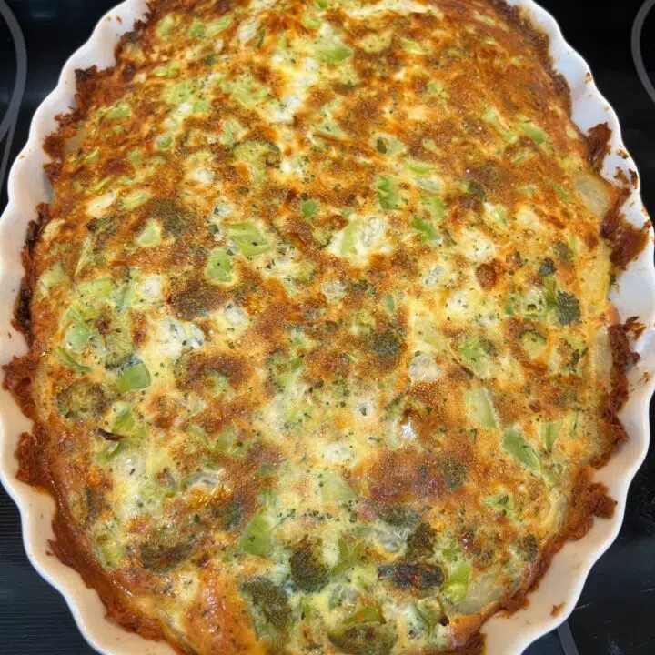 Bake for 25–30 minutes, or until the center is set and the top is lightly golden.