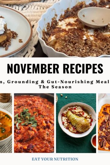 15 Easy Healthy November Recipes For Gut Health