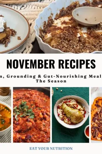 15 Easy Healthy November Recipes For Gut Health