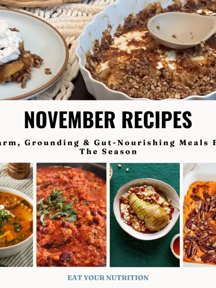 15 Easy Healthy November Recipes For Gut Health