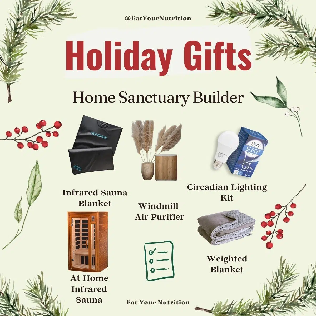 home sanctuary builder holiday gift ideas