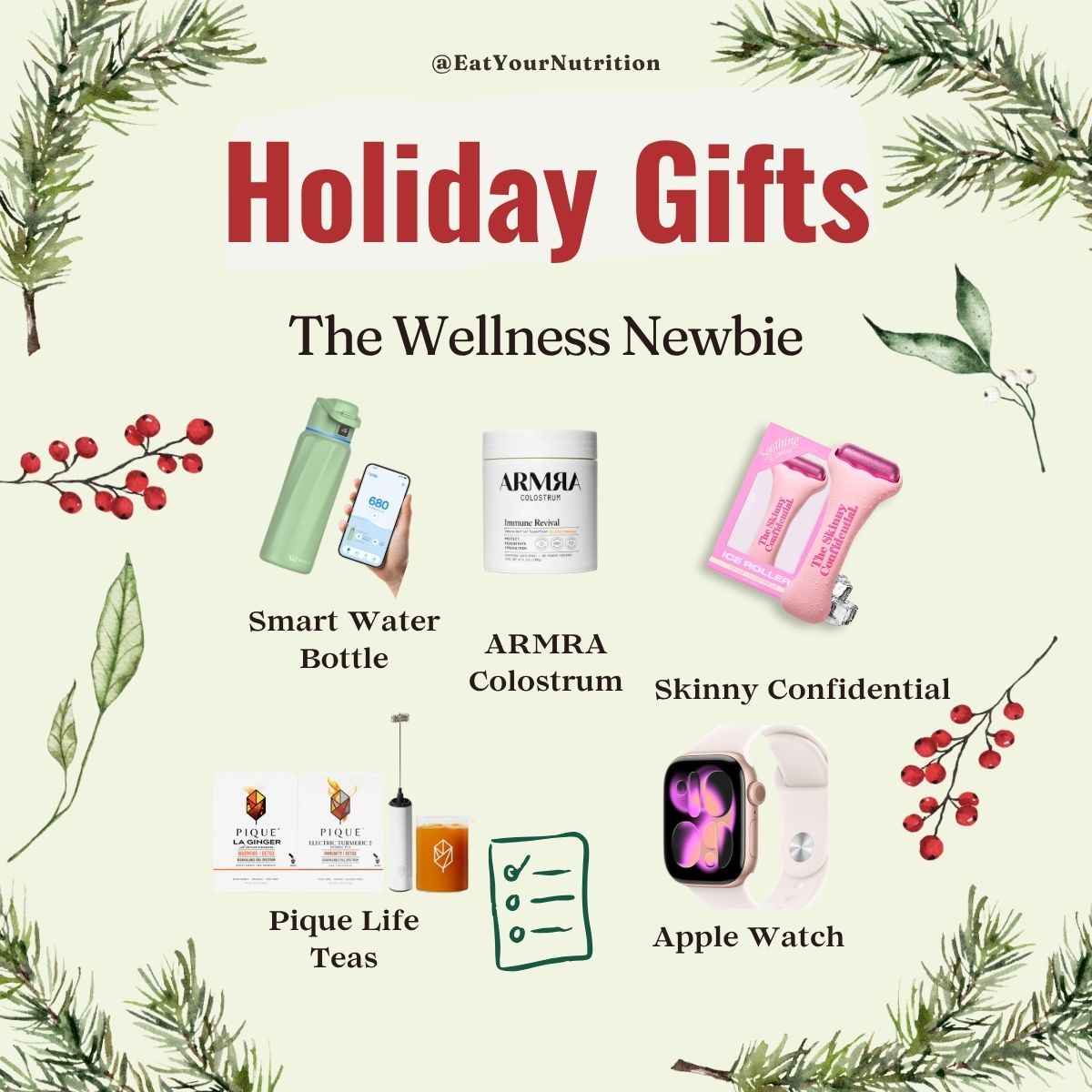 the wellness newbie holiday gift ideas