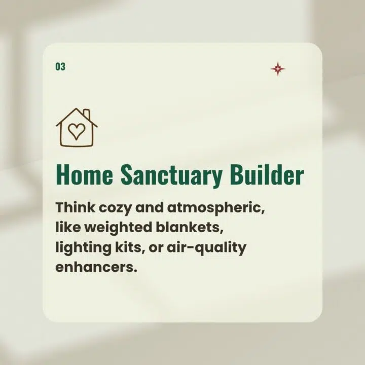 the home sanctuary builder wellness gifts