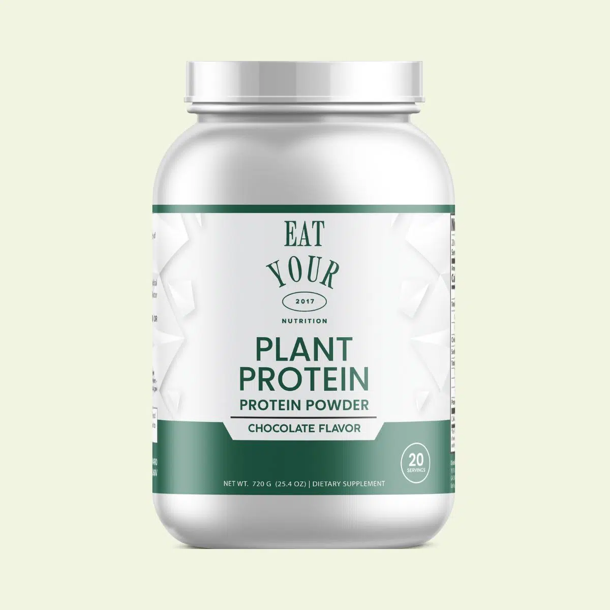 chocolate plant based protein powder