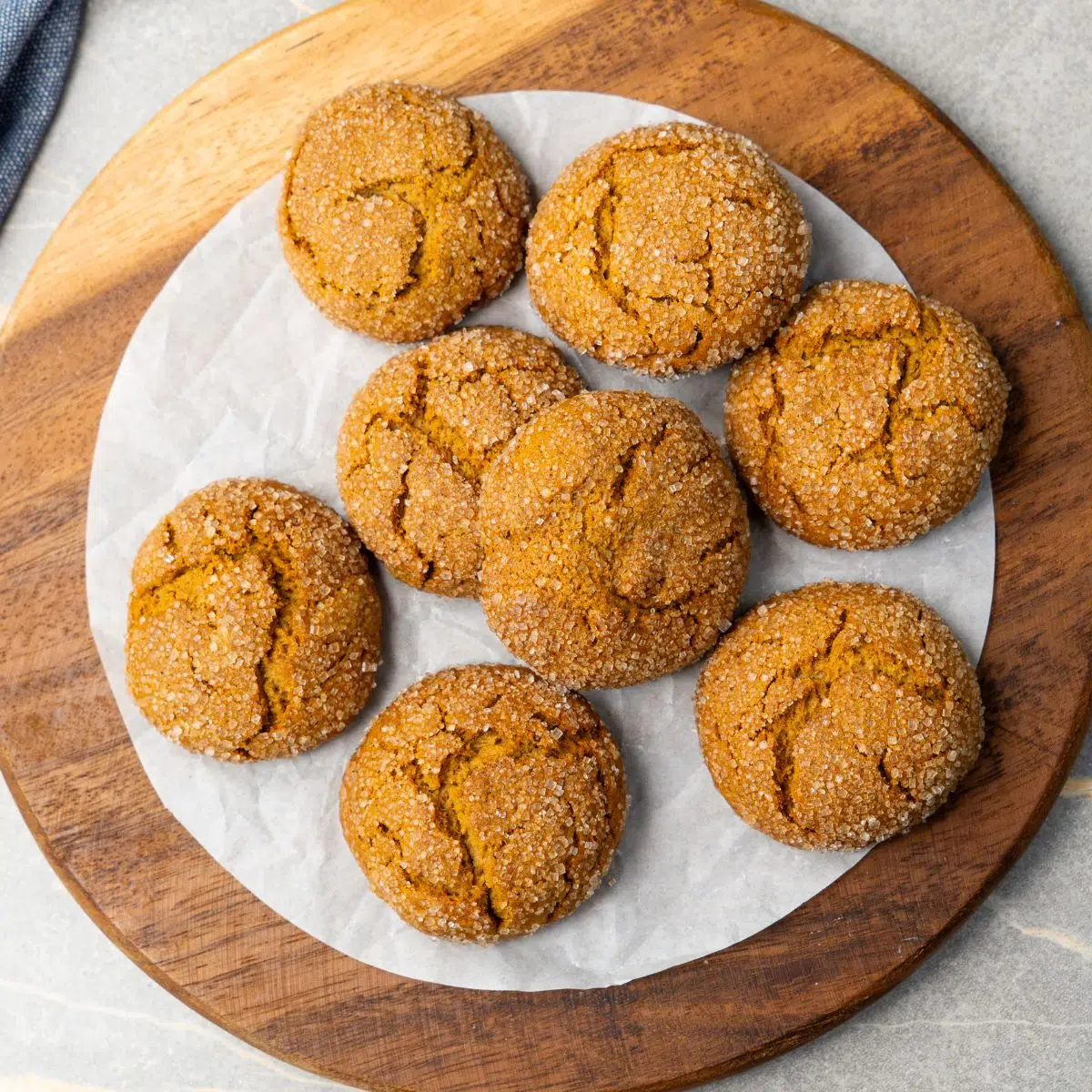 ginger and molasses cookies